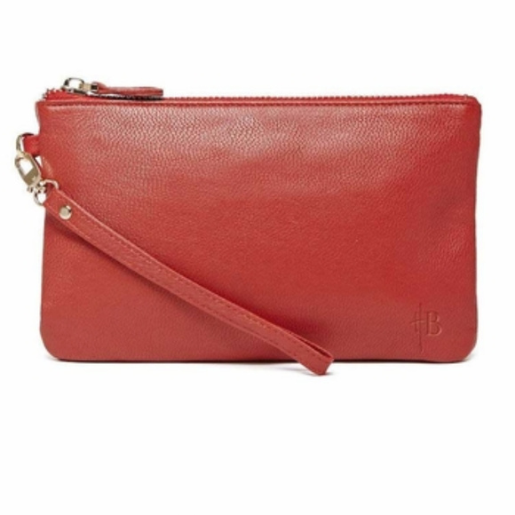 H Butler Handbags - Handbag H Butler Ruby Red Mighty Purse Leather